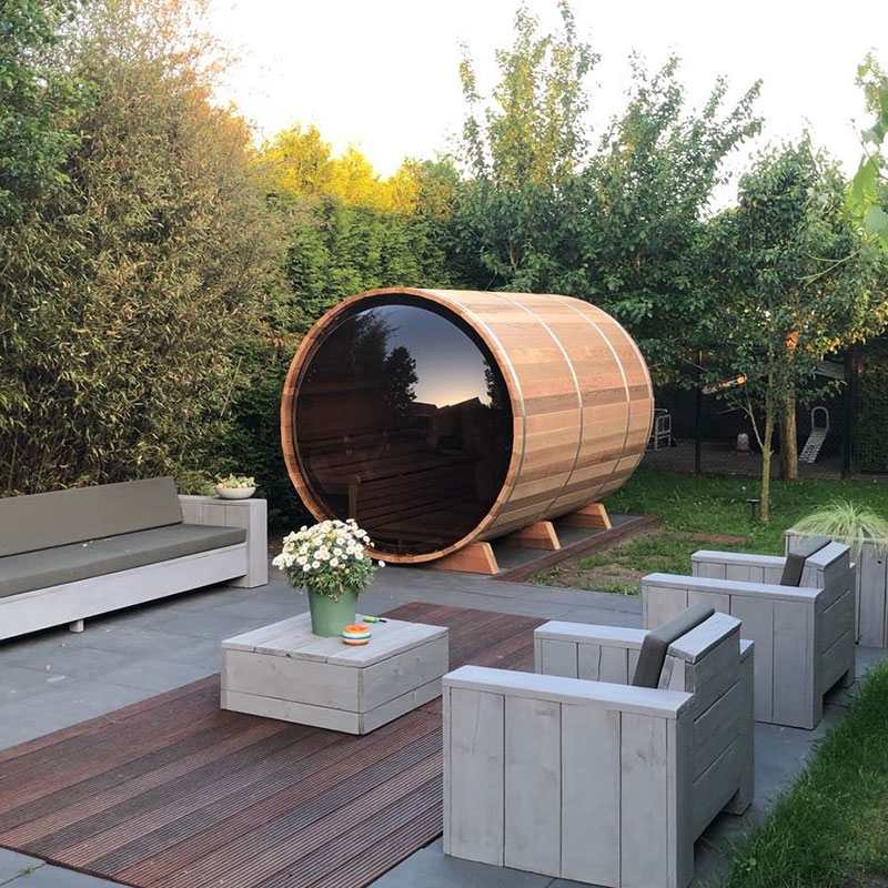 Panoramic Barrel Sauna