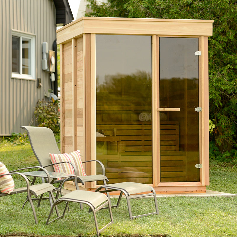 Pure cube sauna